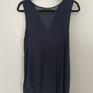 Banana Republic Navy Blue Tank Top Size Medium